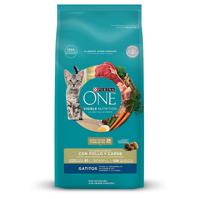 Purina One Gatitos Pollo y Carne Purina One Gatitos Pollo y Carne